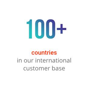 100 Countries In Our International Customer Base 100 Countries In Our International Customer Base