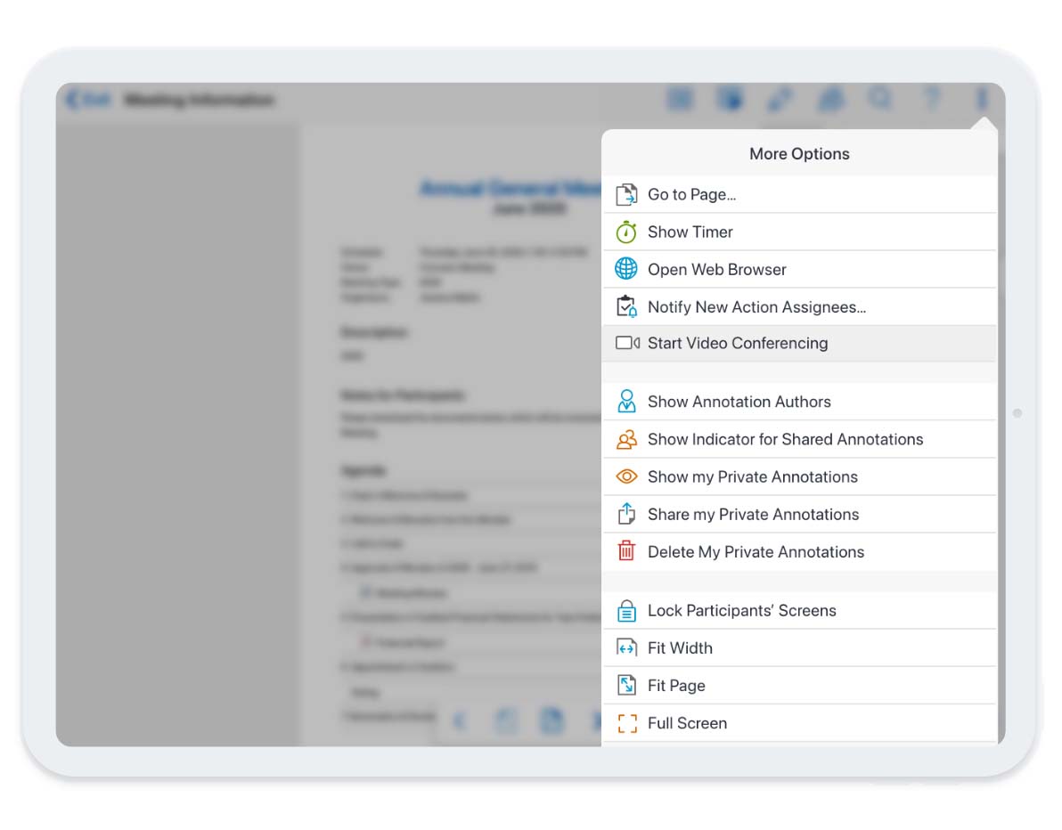 Setting up Video Conferencing in Convene App Setting up Video Conferencing in Convene App