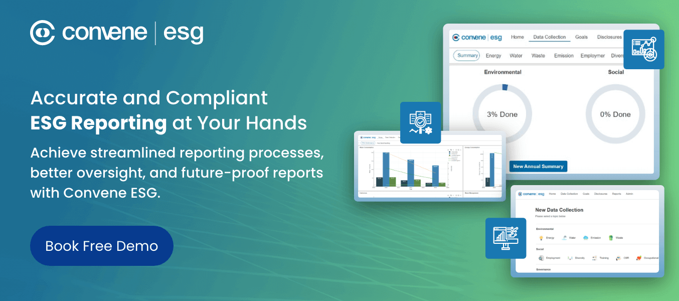 Book Free Demo with ConveneESG