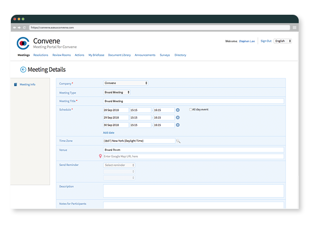 For Administrators - Manage Meetings For Administrators - Manage Meetings