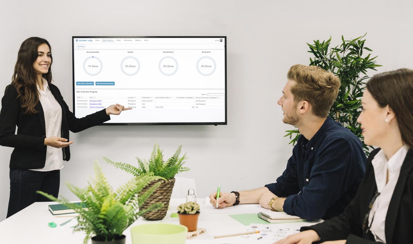 Visualizing performance and improving ESG scopres with Convene ESG