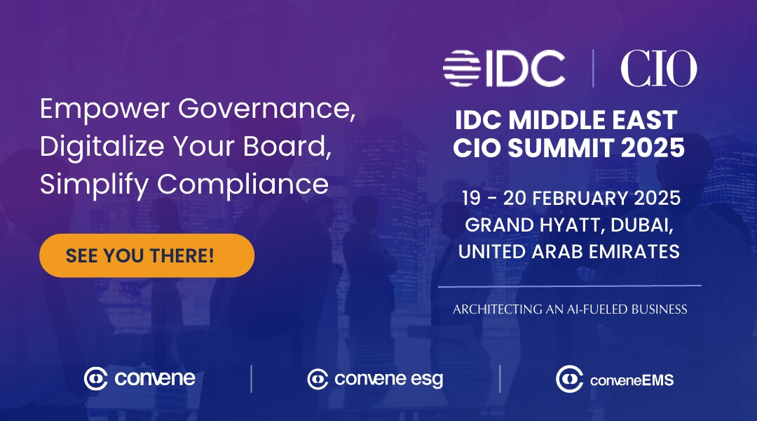 Convene Joins IDC Middle East CIO Summit 2025 to Shape the Future of Enterprise Technology