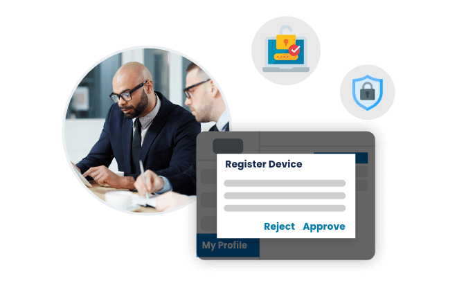 Graphic illustration for a stronger security Graphic illustration for a stronger security