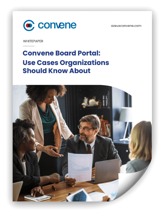 Front page of Convene's brochure about different case studies Front page of Convene's brochure about different case studies