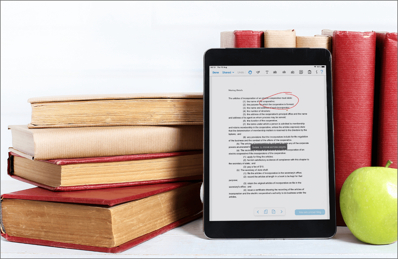 An Electronic Board Book and Physical Books