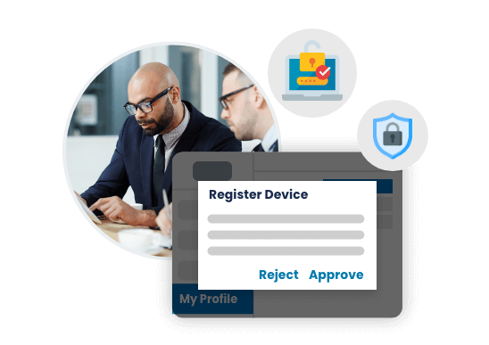 Graphic illustration for enhanced compliance and security measures Graphic illustration for enhanced compliance and security measures