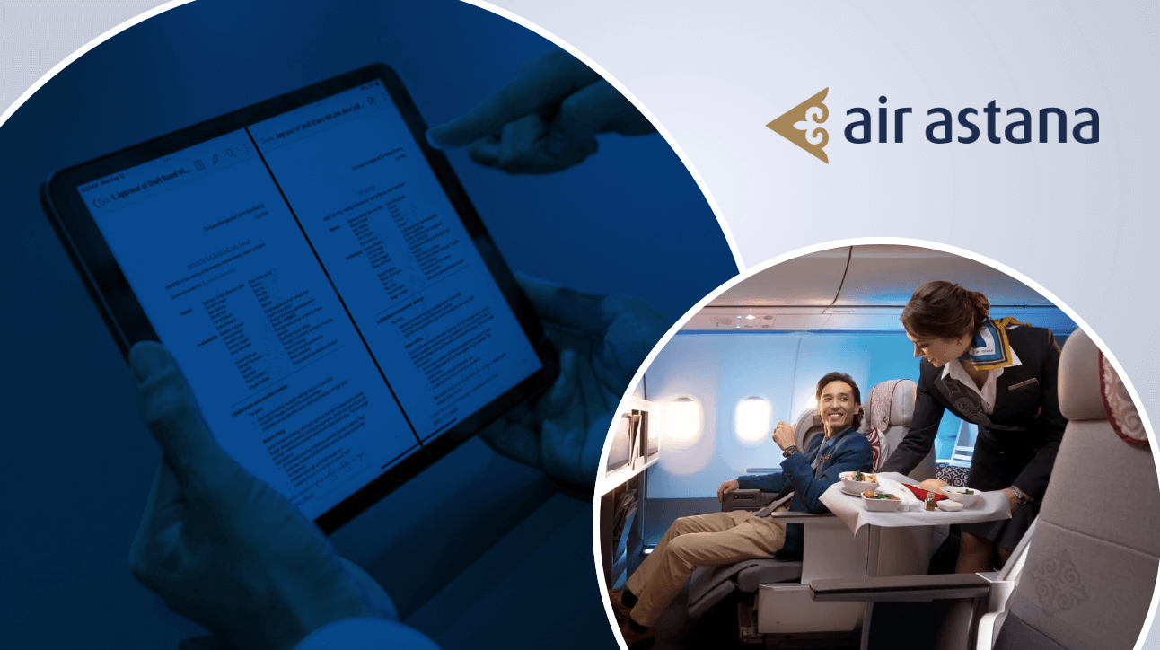 Air Astana Leverages Board Management and Multilingual Capability with Convene Air Astana Leverages Board Management and Multilingual Capability with Convene