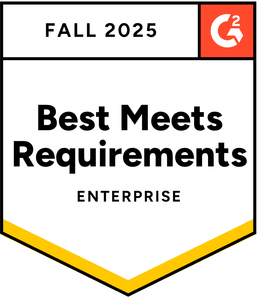 G2 Best Meeting Requirements Fall 2025