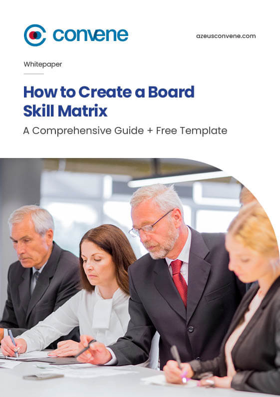 How to Create a Board Skill Matrix Template