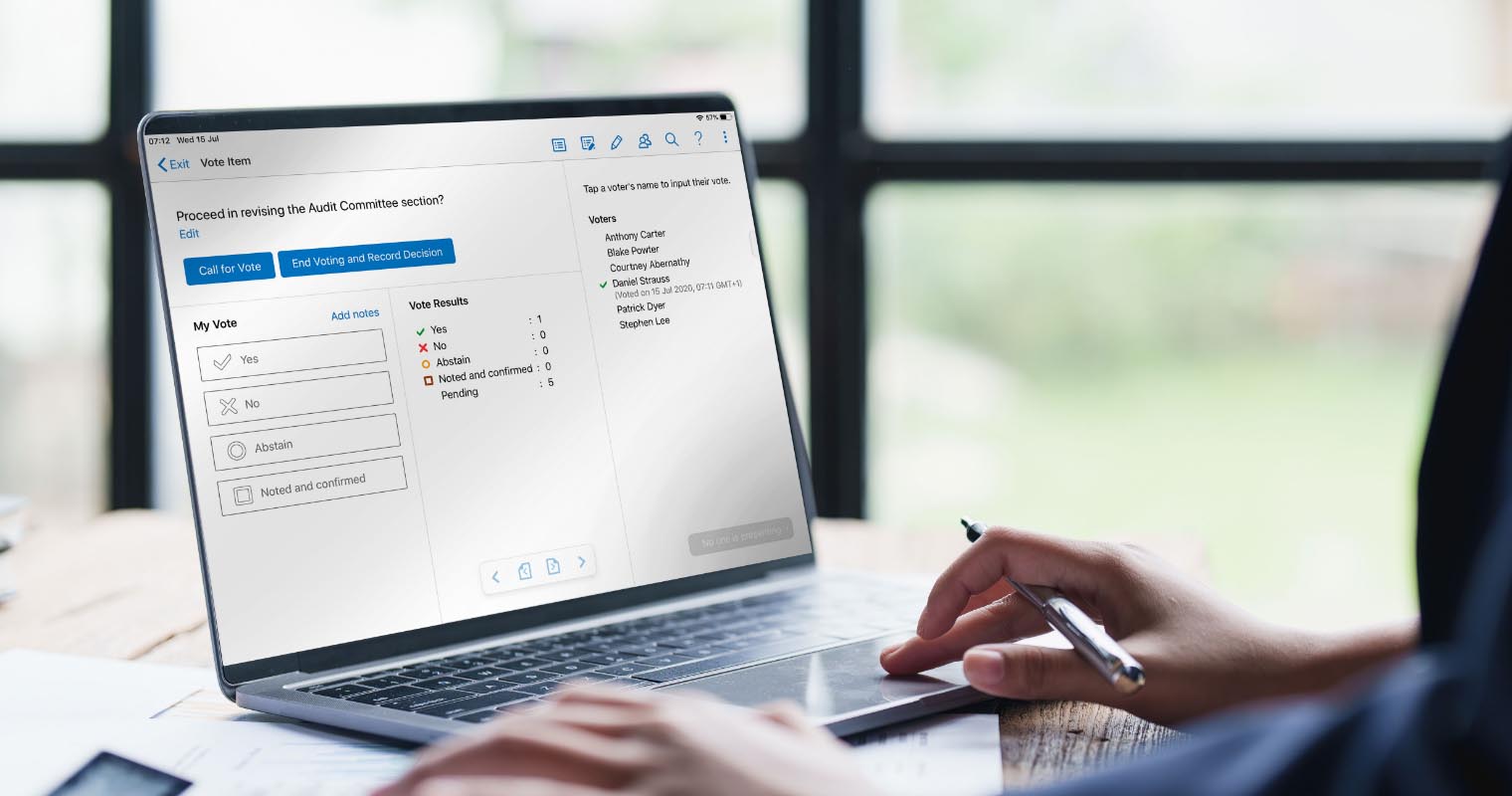 Create Structured Boardroom Decision-Making Processes with Convene