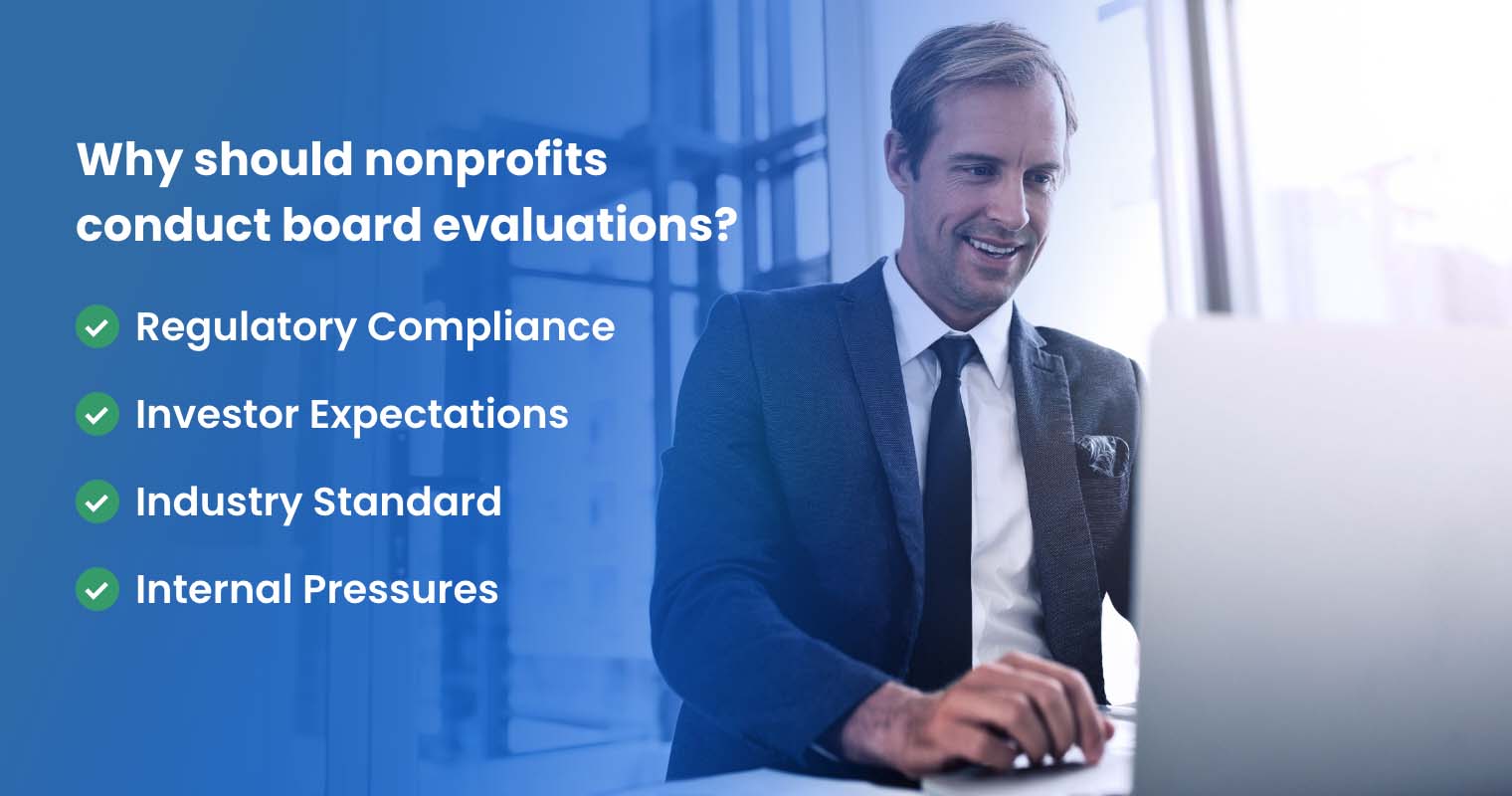 Why should nonprofits conduct board evaluations?