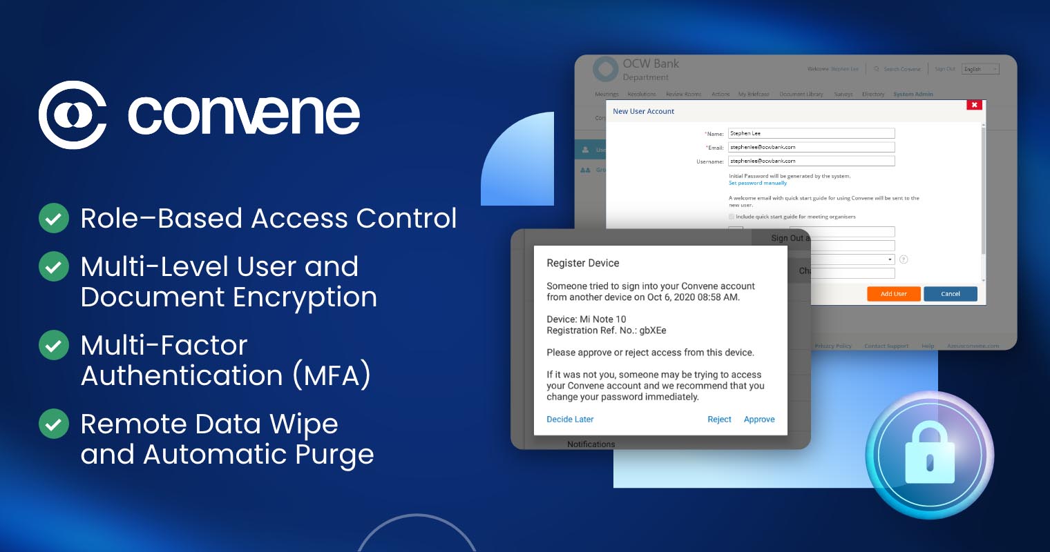 Convene: Secure Board Meetings and Data Management