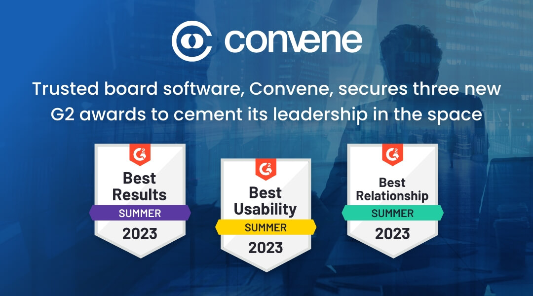Convene Dominates the Board Management League, Wins Three New Awards from G2