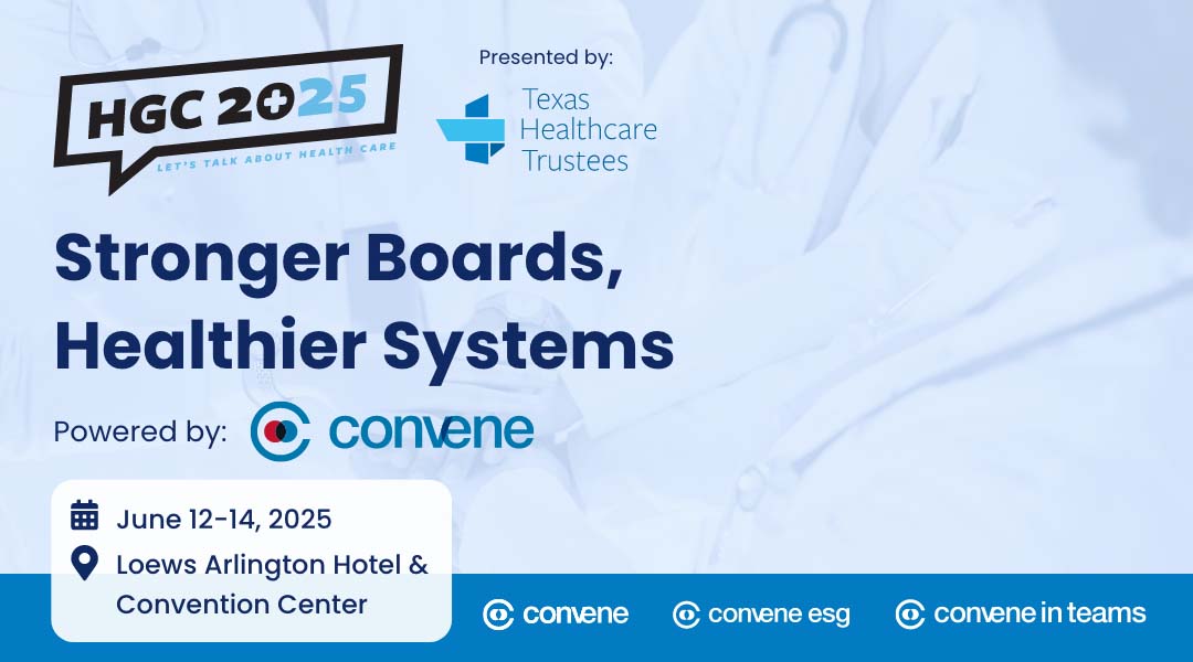 Convene at THT Healthcare Governance 2025: A Board Portal for Healthcare' Convene at THT Healthcare Governance 2025: A Board Portal for Healthcare'