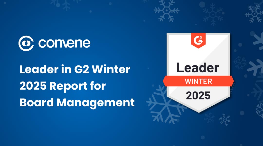 Leader in Board Management: Convene Solidifies Position in G2 Winter 2025 Report