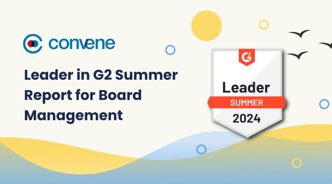 Convene Named Leader in G2 Summer 2024 Report