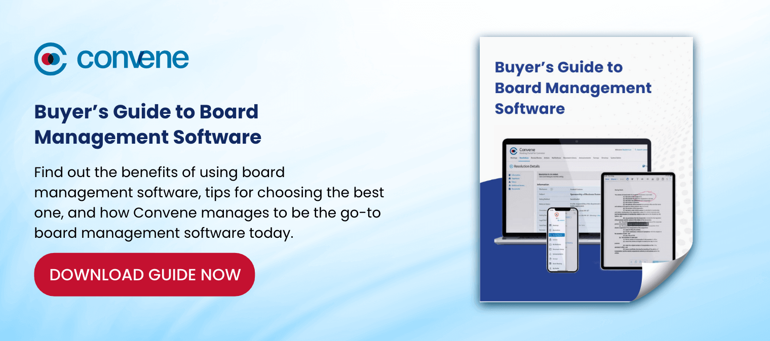 Buyer's Guide to Board Management Software