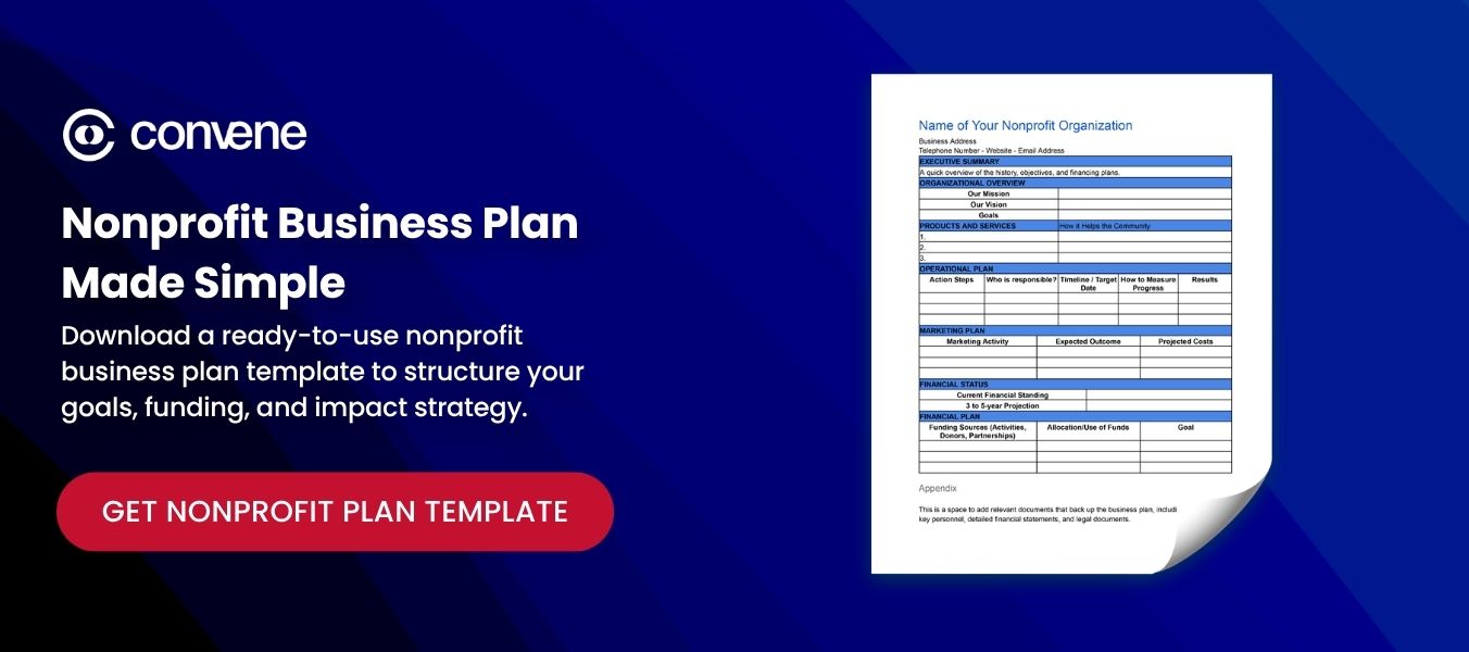 Nonprofit Business Plan Template