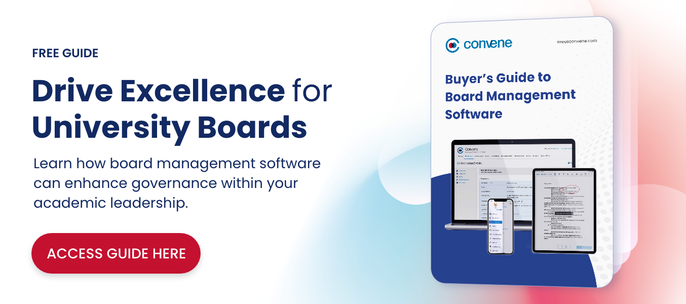 Buyer's Guide to Board Management Software - Higher Education