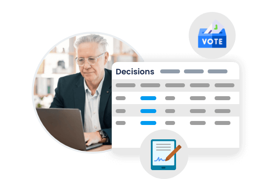 Graphic illustration for transparency and accountability