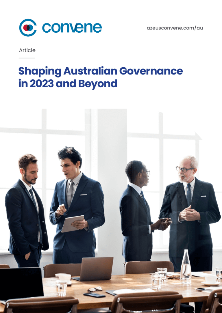 Shaping Governance In 2023 And Beyond | Azeus Convene