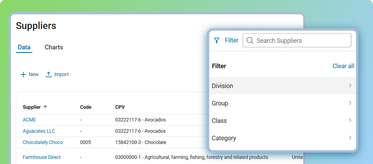 Convene ESG - Supplier Module