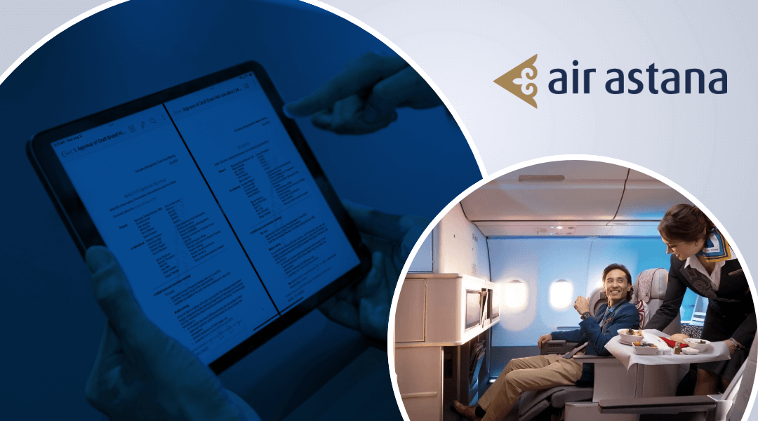 Air Astana Leverages Board Management and Multilingual Capability with Convene