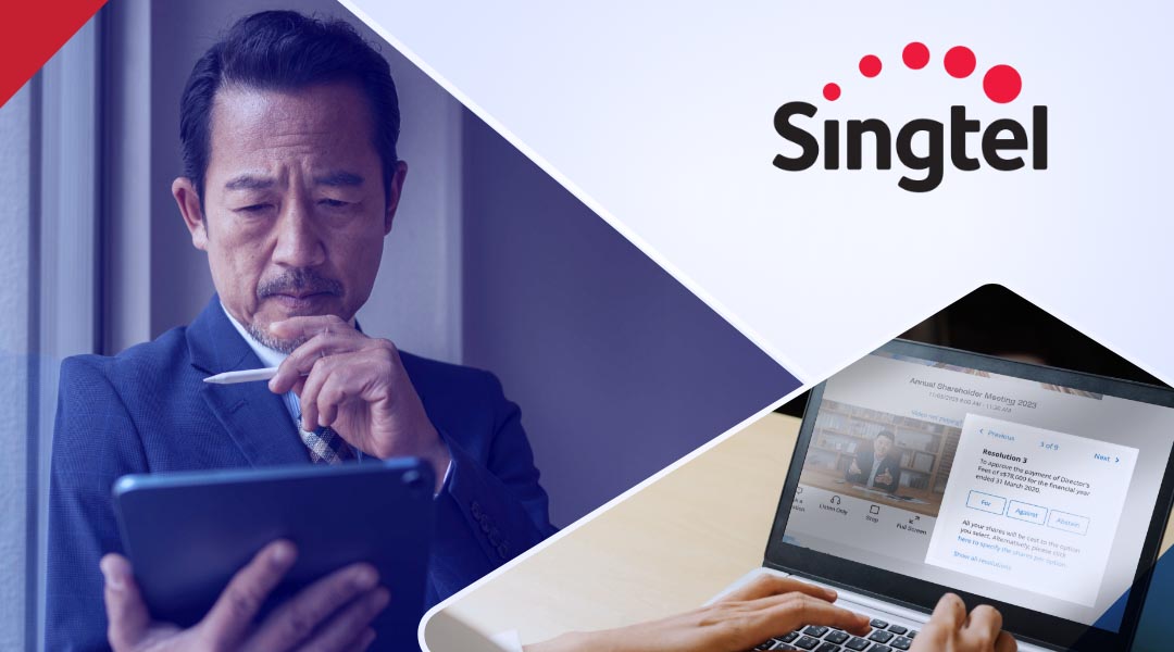 Singtel Elevates AGM Experience: Effortless Registration and Voting with ConveneAGM
