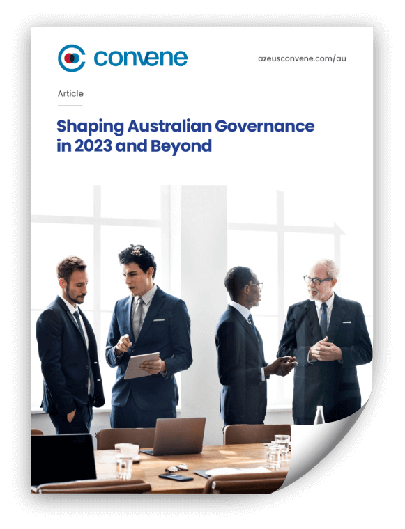 Shaping Australian Governance in 2023 and Beyond Shaping Australian Governance in 2023 and Beyond