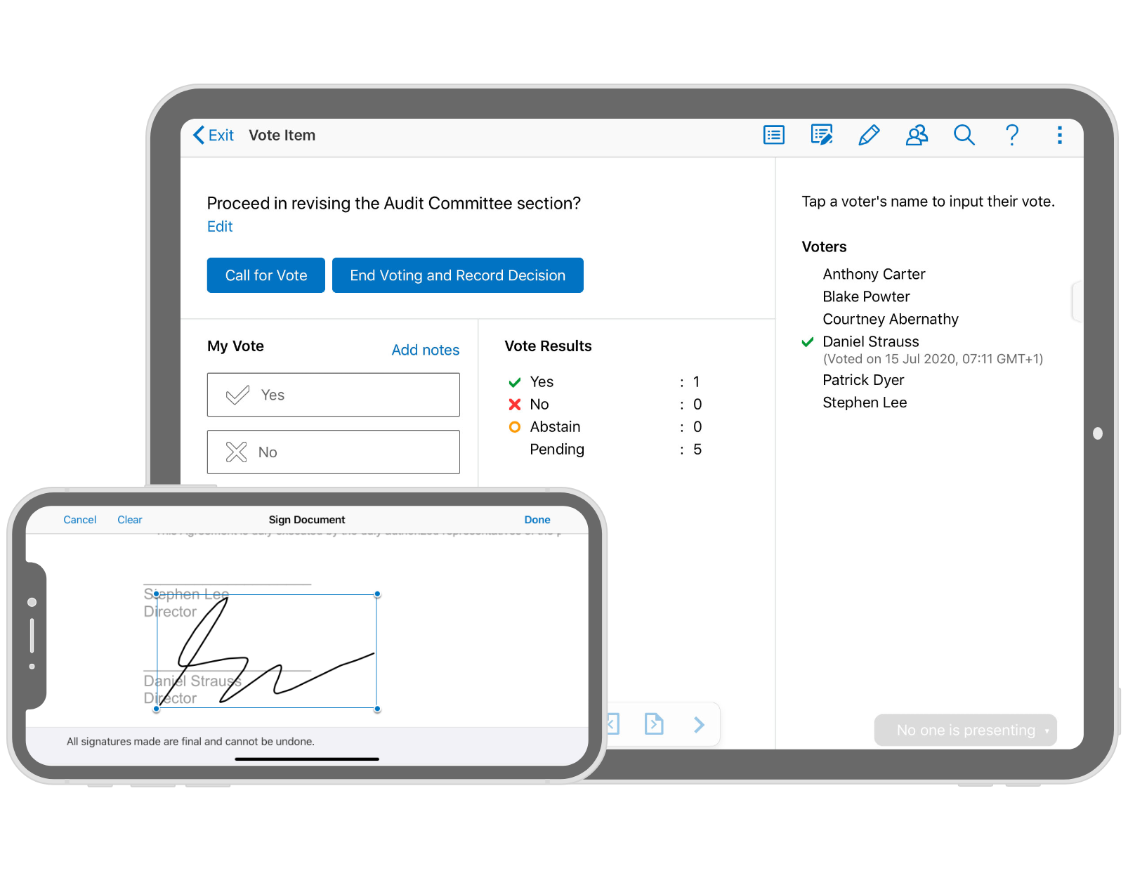 Voting and Approval Workflow Voting and Approval Workflow