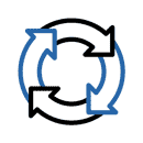 Animation that shows efficiency