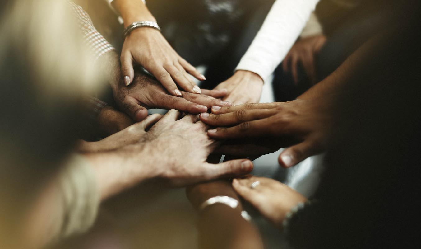 Charity members in a meeting