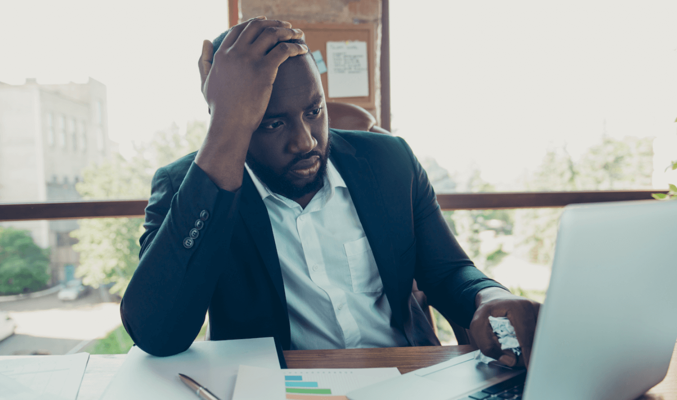 A board director experiencing problems in virtual meetings