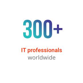 300+ IT professionals wordwide 300+ IT professionals wordwide
